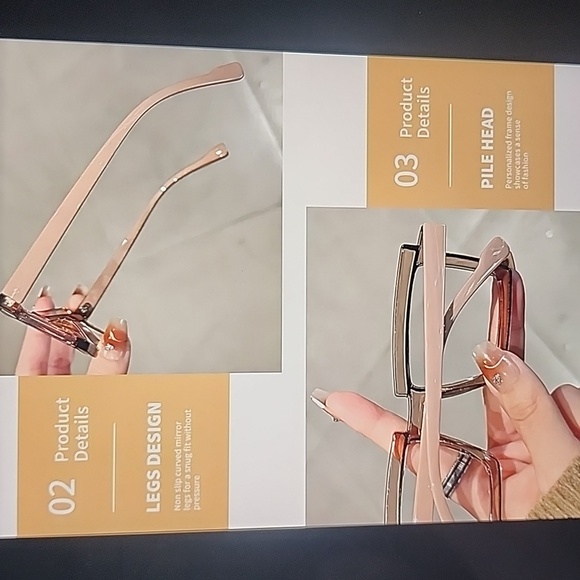 Anime Candy Color Square Glasses 👓 - Picture 9 of 16